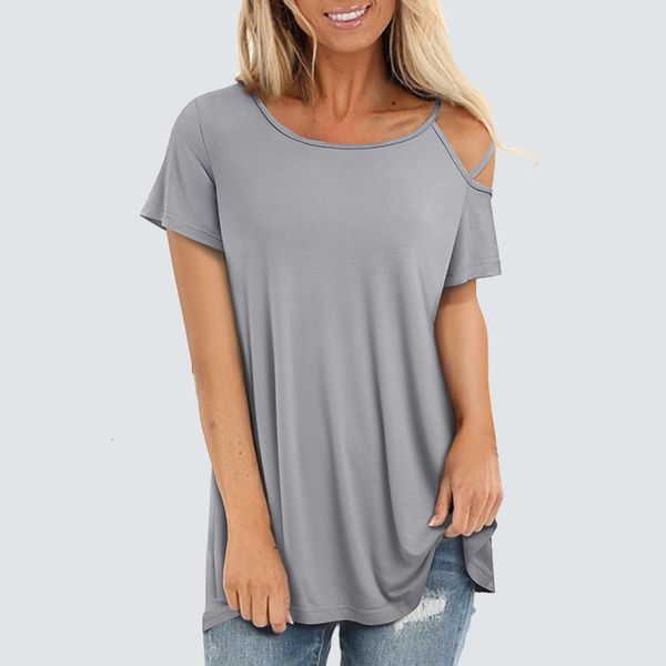 knits summer casual solid color side strapless t shirt basic brief fashion women ht051, White
knits summer casual solid color side strapless t shirt basic brief fashion women ht051, White