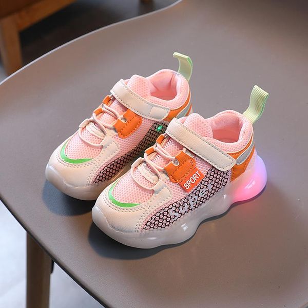 athletic & outdoor children's shoes 2021 breathable air mesh sneakers with led for boys and girls soft sole running fashion, Black
athletic & outdoor children's shoes 2021 breathable air mesh sneakers with led for boys and girls soft sole running fashion, Black