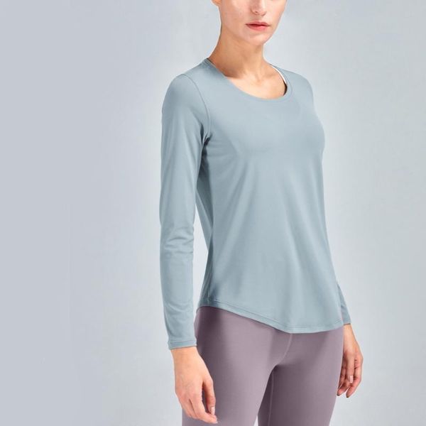 yoga outfit 2021 round neck slim shirts long sleeve women's solid color gym sports elastic running workout fitness clothes
yoga outfit 2021 round neck slim shirts long sleeve women's solid color gym sports elastic running workout fitness clothes