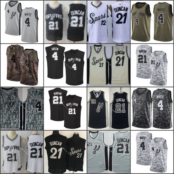 san antonio spurs men #21 tim duncan #4 white danny green retro basketball jersey, Black
san antonio spurs men #21 tim duncan #4 white danny green retro basketball jersey, Black
