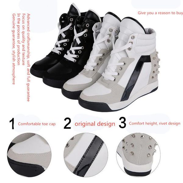 dress shoes women's spring and autumn fashion korean rivet inside increased round head waterproof platform, Black
dress shoes women's spring and autumn fashion korean rivet inside increased round head waterproof platform, Black