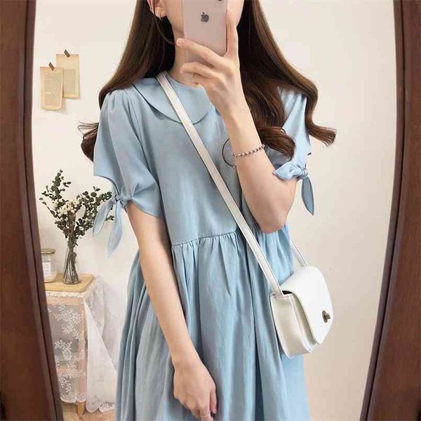 plus size summer dress girls boho party female vintage blue buttons cardigan short sleeve women es long robe vestido 210423, Black;gray
plus size summer dress girls boho party female vintage blue buttons cardigan short sleeve women es long robe vestido 210423, Black;gray