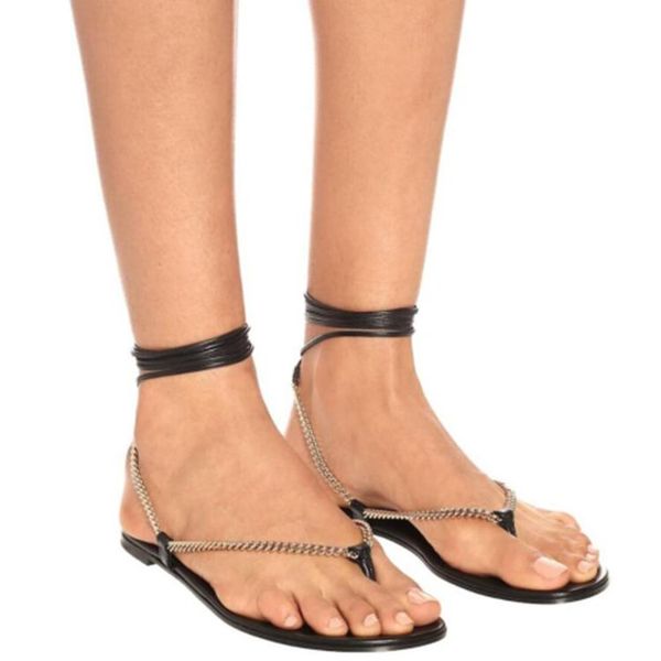 sandals oeing 2021 summer open toe lace up women sandal woman outdoor flat sandalia metal chain decoration sandalias mujer, Black
sandals oeing 2021 summer open toe lace up women sandal woman outdoor flat sandalia metal chain decoration sandalias mujer, Black