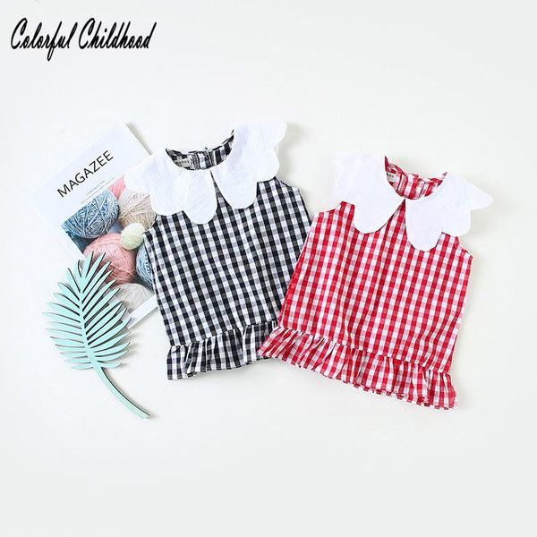 colorful childhood korean sweet cotton plaid dress summer casual sleeveless petal collar baby toddler girl clothes 0-2 yrs girl's dress, Red;yellow
colorful childhood korean sweet cotton plaid dress summer casual sleeveless petal collar baby toddler girl clothes 0-2 yrs girl's dress, Red;yellow