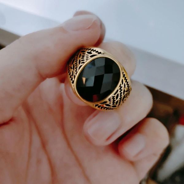 wedding rings luxury gold-plated oval black zircon ring men's personality fashion engagement anniversary jewelry gift, Slivery;golden
wedding rings luxury gold-plated oval black zircon ring men's personality fashion engagement anniversary jewelry gift, Slivery;golden