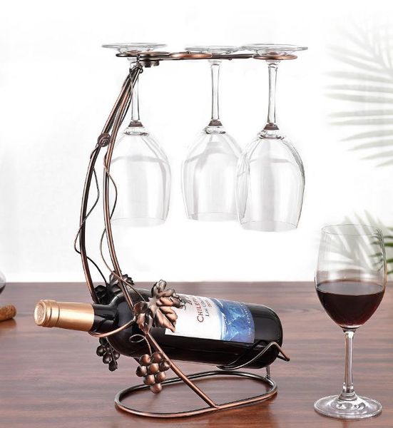 tablewine racks creative hanging glass holder rack metal bracket display stand bar decorations organizer
tablewine racks creative hanging glass holder rack metal bracket display stand bar decorations organizer