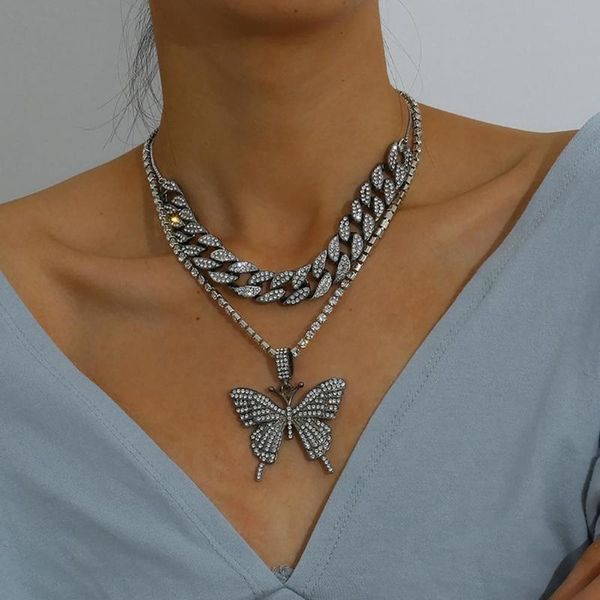 chokers premium quality statement big butterflies pendant women alloy rhinestone cuban chain choker necklaces fashion jewelry gifts, Golden;silver
chokers premium quality statement big butterflies pendant women alloy rhinestone cuban chain choker necklaces fashion jewelry gifts, Golden;silver