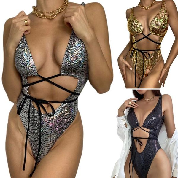 one-piece suits swimsuit strappy pu leather beach vacation bikini swim
one-piece suits swimsuit strappy pu leather beach vacation bikini swim