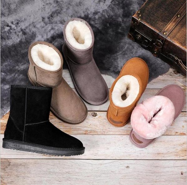 boots 2021 lady genuine leather classic style mid-calf snow women warm winter shoes, Black
boots 2021 lady genuine leather classic style mid-calf snow women warm winter shoes, Black