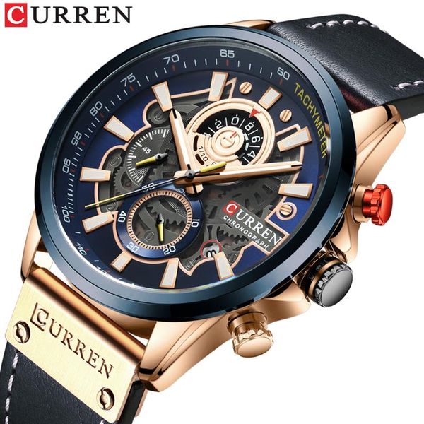 wristwatches curren men watch 8380 casual quartz watches leather strap sport chronograph clock male relogio masculino, Slivery;brown
wristwatches curren men watch 8380 casual quartz watches leather strap sport chronograph clock male relogio masculino, Slivery;brown