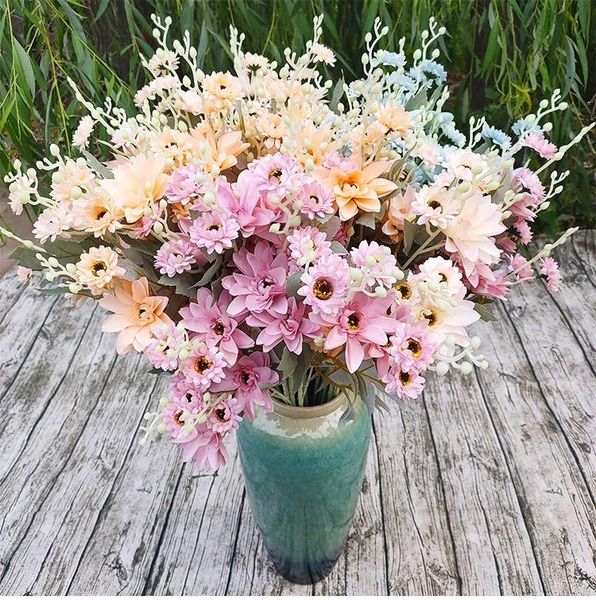 decorative flowers & wreaths artificial flower, 87 cm, champagne color dahlia, el room flower arrangement, home indoor and outdoor vase deco
decorative flowers & wreaths artificial flower, 87 cm, champagne color dahlia, el room flower arrangement, home indoor and outdoor vase deco