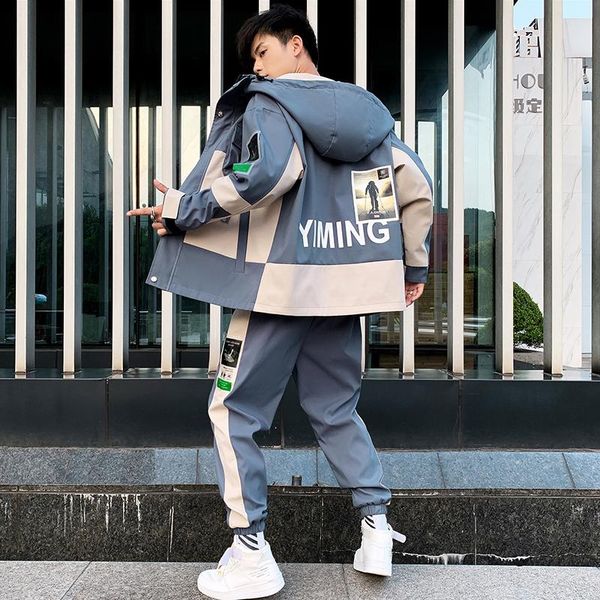 men's tracksuits men casual sets fashion trend sweat suits matching spring autumn tracksuit ropa hombre clothing bc50tz, Gray
men's tracksuits men casual sets fashion trend sweat suits matching spring autumn tracksuit ropa hombre clothing bc50tz, Gray