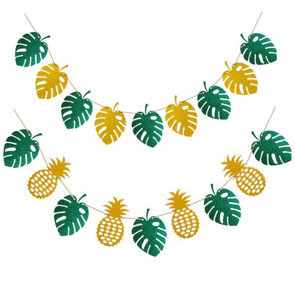 party decoration 10pcs tropical palm leaf pineapple banner birthday decor beach hawaiian theme flag summer bunting garlands supplies
party decoration 10pcs tropical palm leaf pineapple banner birthday decor beach hawaiian theme flag summer bunting garlands supplies