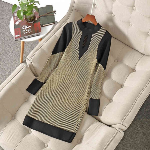 casual dresses fall winter long sleeve round neck gold / sliver contrast color knitted hollow out short mini dress elegant nd03201 o25r, Black;gray
casual dresses fall winter long sleeve round neck gold / sliver contrast color knitted hollow out short mini dress elegant nd03201 o25r, Black;gray