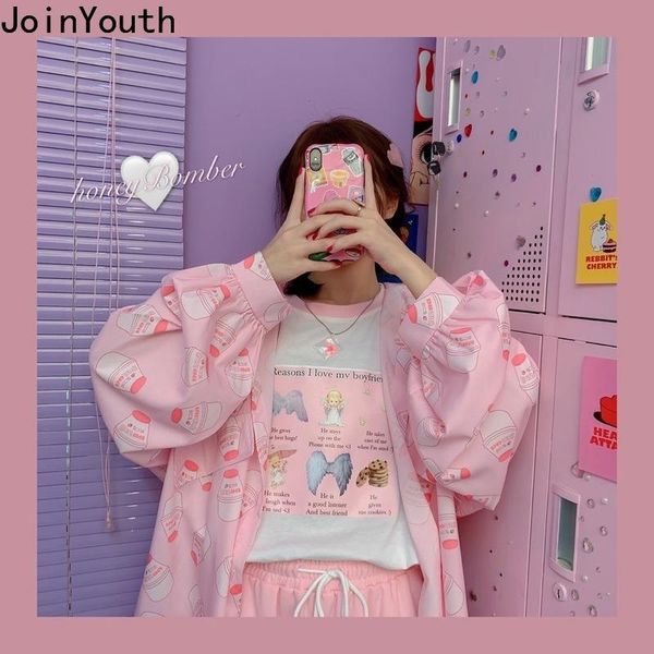 joinyouth strawberry milk print shirts loose korean women blouses 2021 arrival vintage blouse blusas 7b704 women's &, White
joinyouth strawberry milk print shirts loose korean women blouses 2021 arrival vintage blouse blusas 7b704 women's &, White