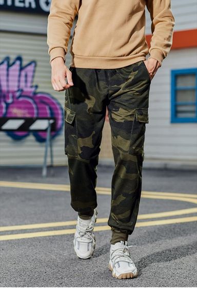 men's pants spring autumn casual loose camouflage cottonsweatpants sweatpants for men sports jogging, Black
men's pants spring autumn casual loose camouflage cottonsweatpants sweatpants for men sports jogging, Black