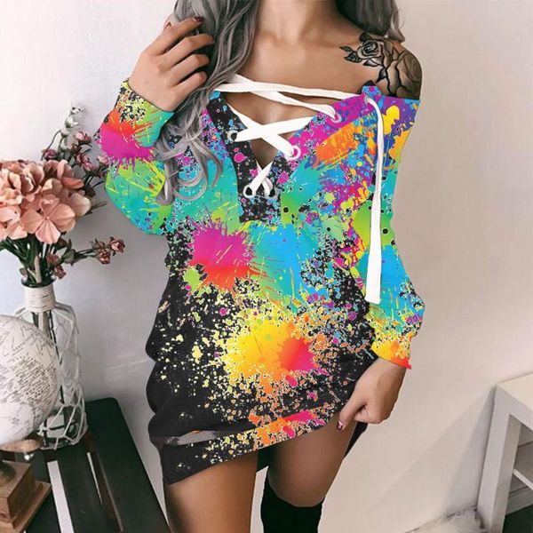 casual dresses off-shoulder strappy dress women tie dye print v neck autumn winter long sleeve 2021 fashion party #4, Black;gray
casual dresses off-shoulder strappy dress women tie dye print v neck autumn winter long sleeve 2021 fashion party #4, Black;gray