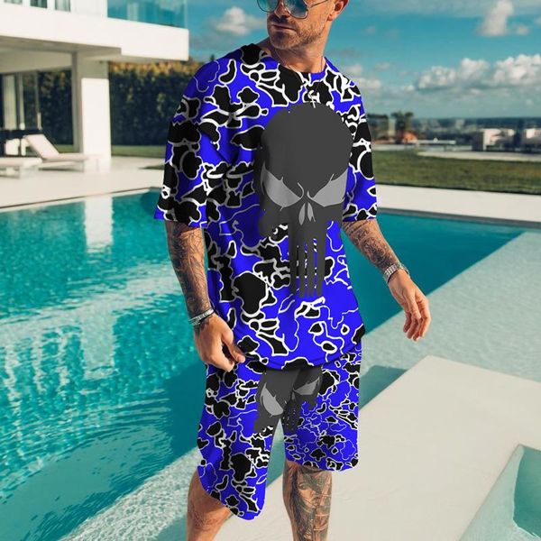 men's tracksuits est fashion 2 piece sets harajuku vintage printed short-sleeved skull t-shirt+shorts clothes casual men suit streetwea, Gray
men's tracksuits est fashion 2 piece sets harajuku vintage printed short-sleeved skull t-shirt+shorts clothes casual men suit streetwea, Gray