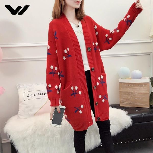women's sweaters sweater fashion 2021 women autumn and winter large size korean version casual long cardigan jacket, White;black
women's sweaters sweater fashion 2021 women autumn and winter large size korean version casual long cardigan jacket, White;black