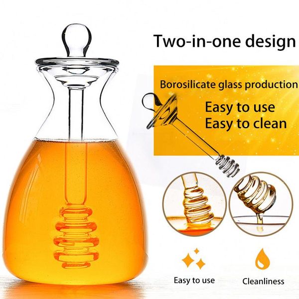 storage bottles & jars 500ml clear honey jar container bee drip dispenser kettle glass bottle with dipper and pot box kitchen tools
storage bottles & jars 500ml clear honey jar container bee drip dispenser kettle glass bottle with dipper and pot box kitchen tools