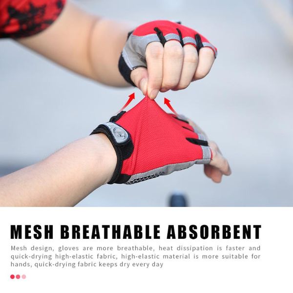 men cycling gloves bicycle outdoor sports half finger breathable mesh anti-slip gel pad motorcycle mtb road bike, Black
men cycling gloves bicycle outdoor sports half finger breathable mesh anti-slip gel pad motorcycle mtb road bike, Black