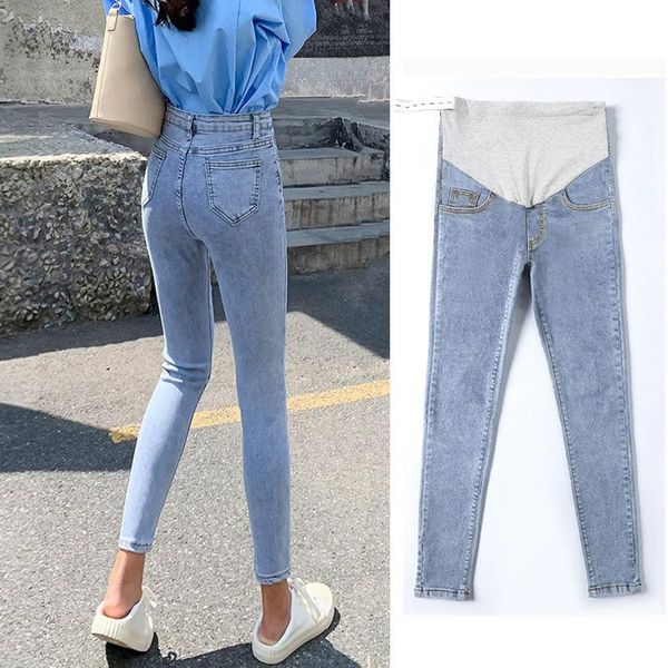 cotton leggings for pregnant women elastic middle waist blue pants pregnancy sports clothes maternity fitness trousers skinny bottoms, White
cotton leggings for pregnant women elastic middle waist blue pants pregnancy sports clothes maternity fitness trousers skinny bottoms, White