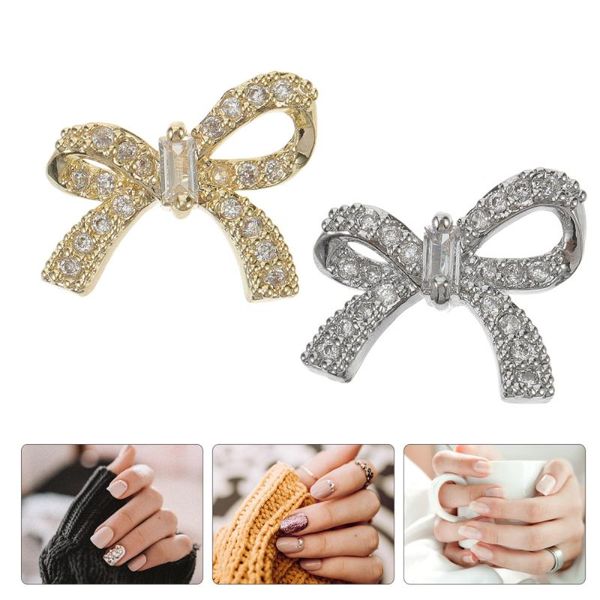 nail art decorations 2pcs beautiful bowknot patch diy fingernail decorative studs, Silver;gold
nail art decorations 2pcs beautiful bowknot patch diy fingernail decorative studs, Silver;gold