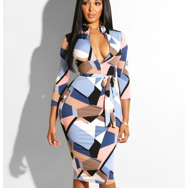 women zip up v-neck club bodycon dress long sleeve evening party t-shirt style midi 2021 spring fashdion casual dresses, Black;gray
women zip up v-neck club bodycon dress long sleeve evening party t-shirt style midi 2021 spring fashdion casual dresses, Black;gray