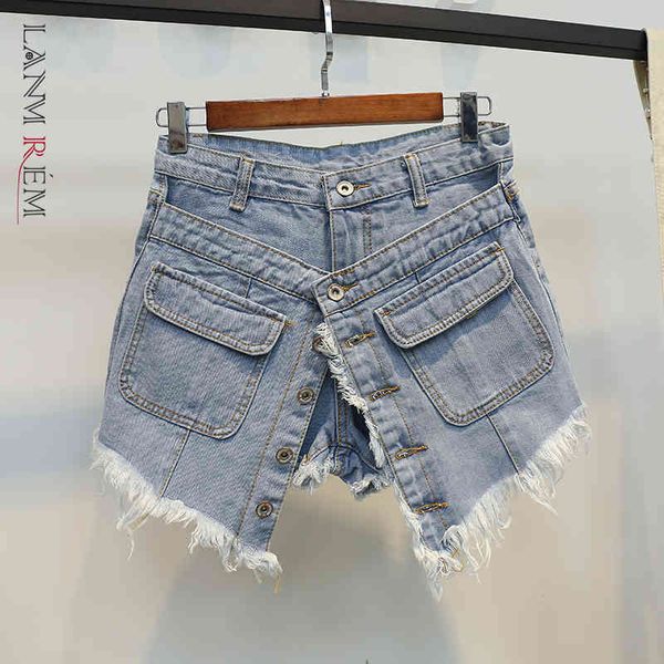 women's ripped denim buttons shorts high waist loose fit fashion trend spring and summer arrivals 2e1870 210507, White;black
women's ripped denim buttons shorts high waist loose fit fashion trend spring and summer arrivals 2e1870 210507, White;black