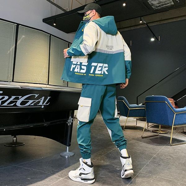 men's tracksuits mens streetwear tracksuit set 2021 autumn sweat suit men hoodie jacket + sweatpants hip hop male fashion joggers sets, Gray
men's tracksuits mens streetwear tracksuit set 2021 autumn sweat suit men hoodie jacket + sweatpants hip hop male fashion joggers sets, Gray