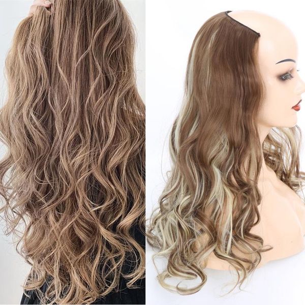 synthetic wigs u part clip in hair long thick curly natural blonde flase hairpieces for women wig, Black
synthetic wigs u part clip in hair long thick curly natural blonde flase hairpieces for women wig, Black
