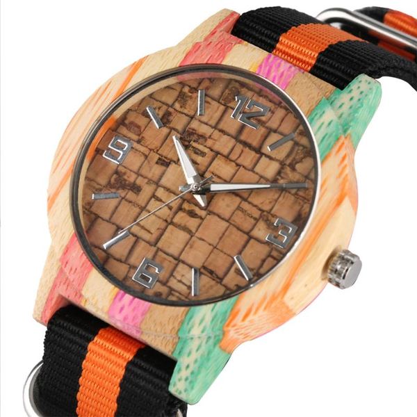 wristwatches stylish wood watch for women creative nylon wooden retro bricks display wristwatch arrival 2021 reloj femenino, Slivery;brown
wristwatches stylish wood watch for women creative nylon wooden retro bricks display wristwatch arrival 2021 reloj femenino, Slivery;brown