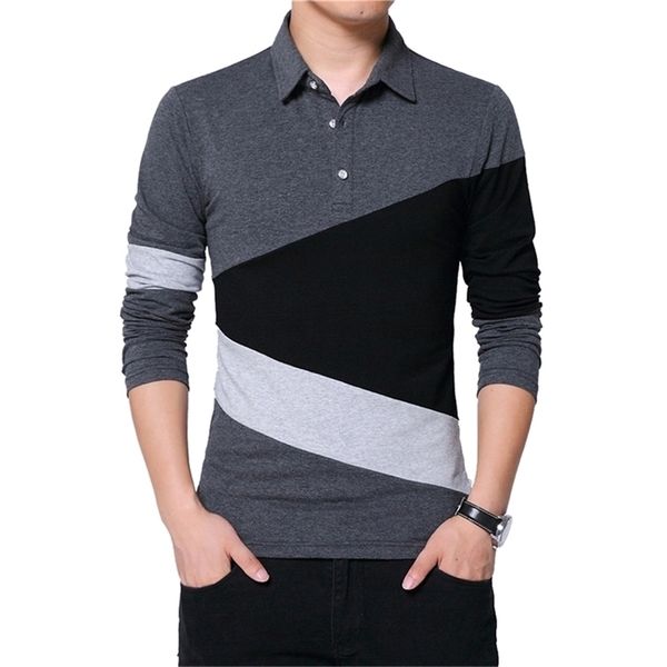 browon autumn fashion plus size 5xl mens t shirt with collar color patchwork t-shirt long sleeve tshirt men clothes 220302, White;black
browon autumn fashion plus size 5xl mens t shirt with collar color patchwork t-shirt long sleeve tshirt men clothes 220302, White;black
