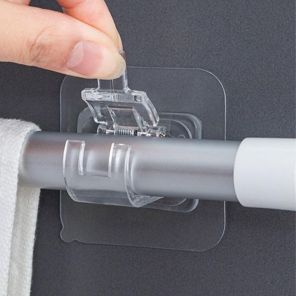hooks & rails 2 pcs nail-hanging rod clip strong self-adhesive door wall hook bracket curtain fixed holders
hooks & rails 2 pcs nail-hanging rod clip strong self-adhesive door wall hook bracket curtain fixed holders