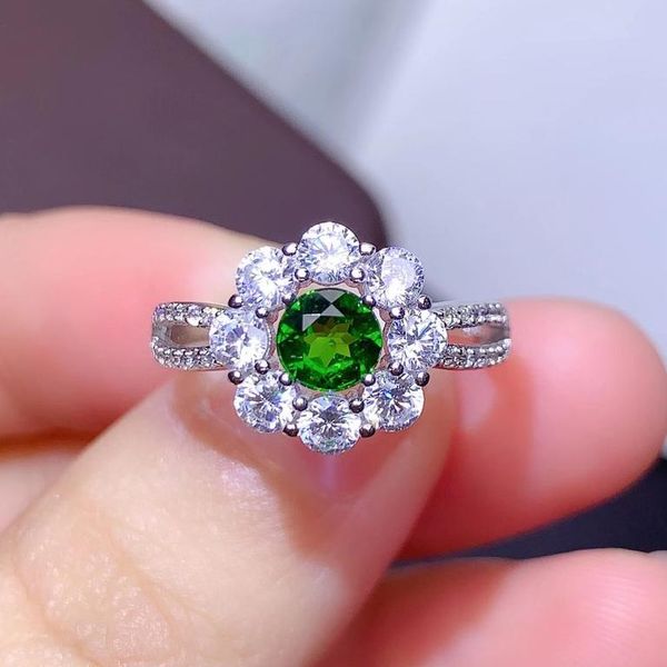 colife jewelry 925 silver gemstone ring for wedding 5mm natural diopside fashion gift girl cluster rings, Golden;silver
colife jewelry 925 silver gemstone ring for wedding 5mm natural diopside fashion gift girl cluster rings, Golden;silver