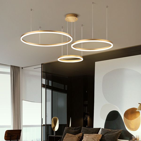 modern round ring gold pendant lamps for living room dining room circle rings acrylic aluminum body led ceiling lamp fixtures
modern round ring gold pendant lamps for living room dining room circle rings acrylic aluminum body led ceiling lamp fixtures