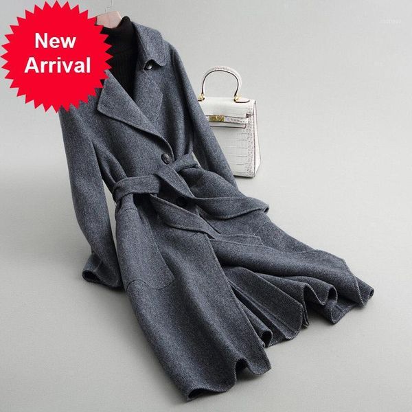 women's wool & blends a38047 women 2021 fall/winter fashion herringbone jacket lady's long style pocket leisure coat, Black
women's wool & blends a38047 women 2021 fall/winter fashion herringbone jacket lady's long style pocket leisure coat, Black