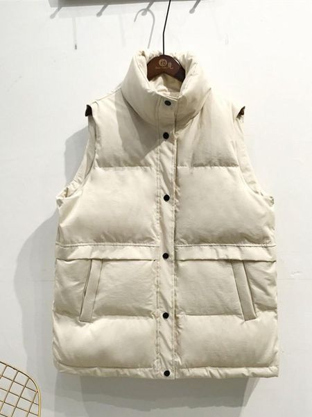 women's vests winter long sleeveless vest coats women stand neck slim cotton padded jacket korean fashion zipper woman waistcoat, Black;white
women's vests winter long sleeveless vest coats women stand neck slim cotton padded jacket korean fashion zipper woman waistcoat, Black;white