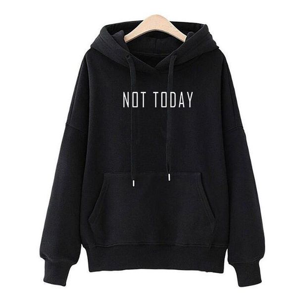 women's hoodies & sweatshirts not today women funny graphic sweatshirt pullovers harajuku fashion long sleeve tracksuits sudadera mujer, Black
women's hoodies & sweatshirts not today women funny graphic sweatshirt pullovers harajuku fashion long sleeve tracksuits sudadera mujer, Black