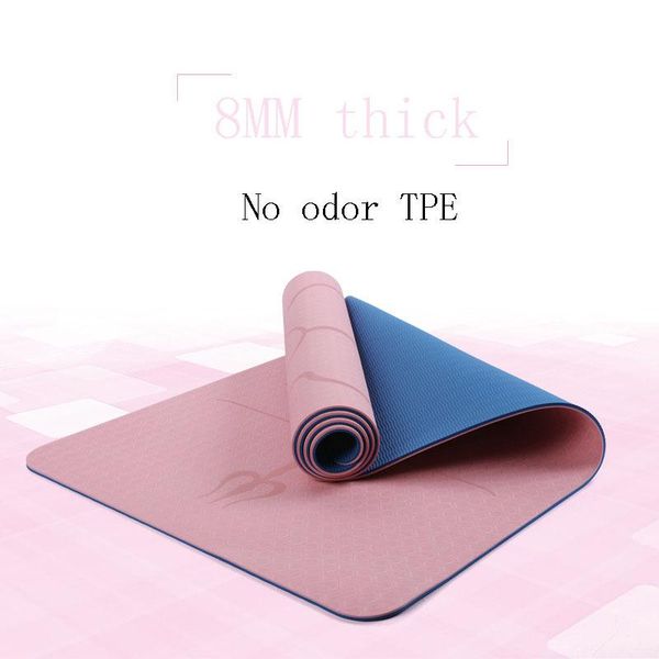 yoga mats tpe double-layer two-color mat body line thickened 6mm / 8mm widened 61cm environmental protection non-slip
yoga mats tpe double-layer two-color mat body line thickened 6mm / 8mm widened 61cm environmental protection non-slip