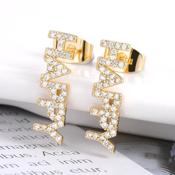 stud shiny zircon happy alphabet earrings for women girls bohemian punk party wedding birthday jewelry gifts 2021 trend, Golden;silver
stud shiny zircon happy alphabet earrings for women girls bohemian punk party wedding birthday jewelry gifts 2021 trend, Golden;silver