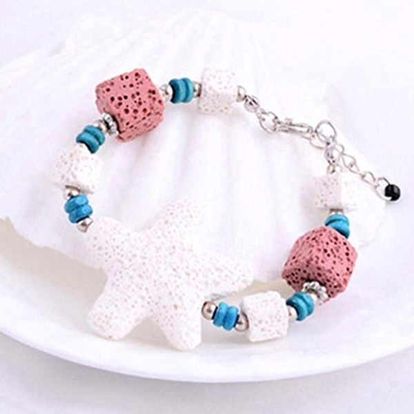 charm bracelets natural volcano lava stone lovely starfish bracelet for women bohemian fashion wooden bead jewelry gifts vintage bangles1, Golden;silver
charm bracelets natural volcano lava stone lovely starfish bracelet for women bohemian fashion wooden bead jewelry gifts vintage bangles1, Golden;silver