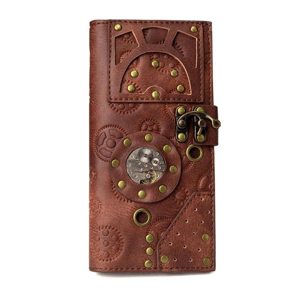 wallets punk men wallet retro long women clutch money solid pu soft purse high capacity hasp purses coin rivet clock bag, Red;black
wallets punk men wallet retro long women clutch money solid pu soft purse high capacity hasp purses coin rivet clock bag, Red;black