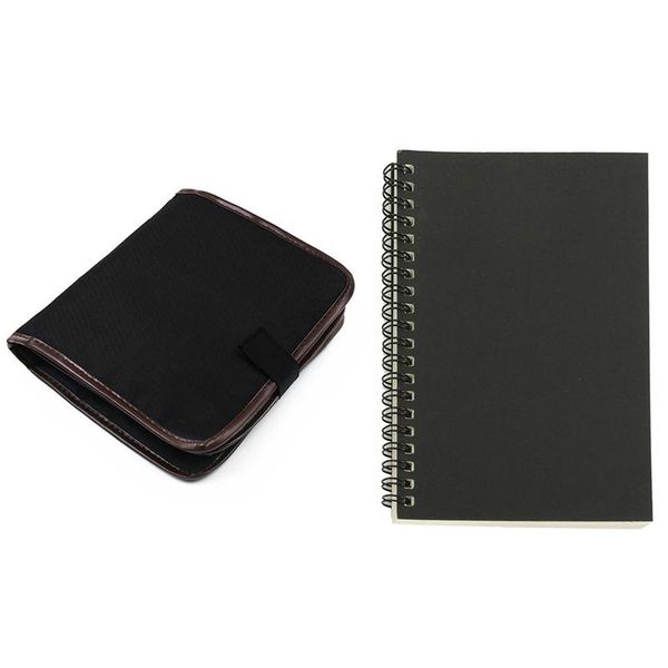 pencil bags 1 pcs kraft coil sketch blank notebook creative & canvas wrap 72 slots colored case
pencil bags 1 pcs kraft coil sketch blank notebook creative & canvas wrap 72 slots colored case