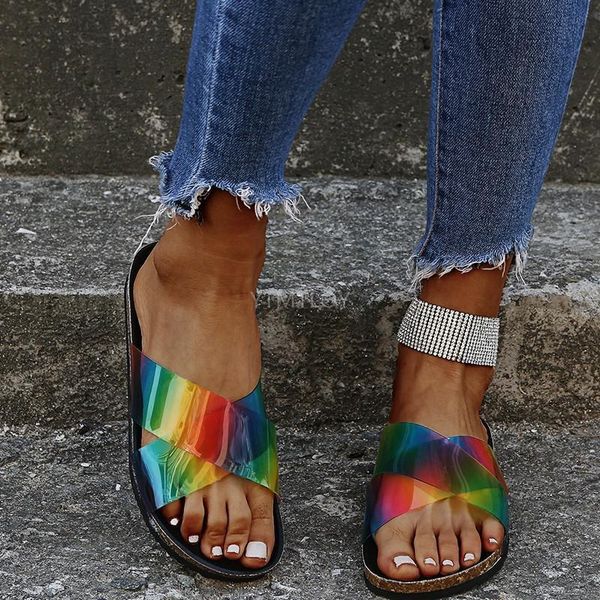 women slippers slides ladies fashion beach footwear summer shoes pvc mixed colors zapatillas mujer casa indoor, Black
women slippers slides ladies fashion beach footwear summer shoes pvc mixed colors zapatillas mujer casa indoor, Black