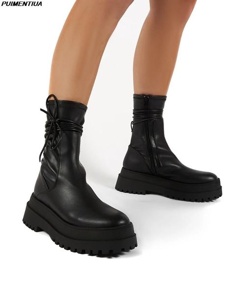boots puimentiua female platform ankle chunk punk leather combat for women cool fashion stylish autumn shoes woman, Black
boots puimentiua female platform ankle chunk punk leather combat for women cool fashion stylish autumn shoes woman, Black