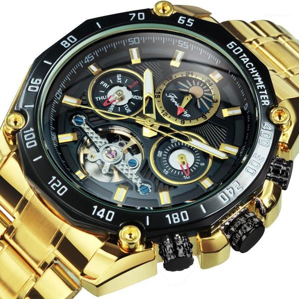 forsining mechanical tourbillon mens watches watch for men army skeleton clock multifunction steel strap wristwatches, Slivery;brown
forsining mechanical tourbillon mens watches watch for men army skeleton clock multifunction steel strap wristwatches, Slivery;brown