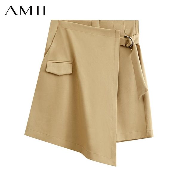 women's shorts amii minimalism summer women fashion high waist irregular skirts office lady bandage casual short pants 12120037, White;black
women's shorts amii minimalism summer women fashion high waist irregular skirts office lady bandage casual short pants 12120037, White;black