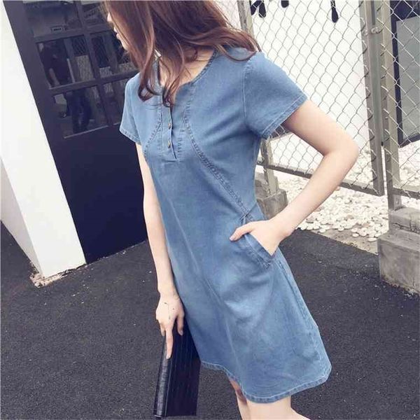 korean for women 2021 new summer casual jeans with button pocket denim mini dress plus size 5xl r183, Black;gray
korean for women 2021 new summer casual jeans with button pocket denim mini dress plus size 5xl r183, Black;gray