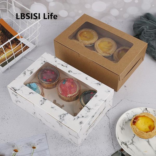 life 10pcs cupcake kraft paper box for birthday wedding party with 6 holes transparent window handmade egg-tart gift wrap
life 10pcs cupcake kraft paper box for birthday wedding party with 6 holes transparent window handmade egg-tart gift wrap